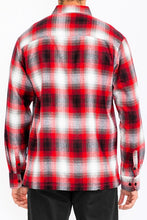 Load image into Gallery viewer, Mens Plaid Long Sleeve Flannel