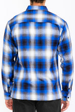 Load image into Gallery viewer, Mens Plaid Long Sleeve Flannel