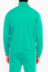 Mens Side Pipe Track Jacket