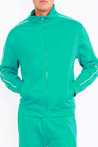 Mens Side Pipe Track Jacket