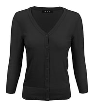 Load image into Gallery viewer, Crewneck Button Down Knit Plus Size  Cardigans