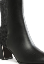Load image into Gallery viewer, Mimosa Mesh Detail Pointy Ankle Boots