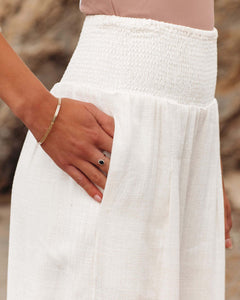 Cotton Linen Loose Trousers