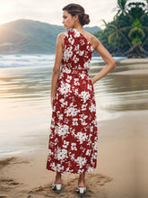 Load image into Gallery viewer, Printed Single Shoulder Sleeveless Dress