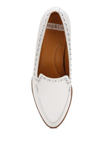 Load image into Gallery viewer, Wolferton Delicate Stud Detail Leather Loafers