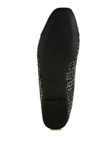 Load image into Gallery viewer, Acino Boucle Pearl Bow Ballerinas