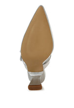 Load image into Gallery viewer, Bismi Large Buckle Kitten Heel Mules