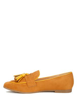 Load image into Gallery viewer, Folklore Micro Suede Tassel Loafers