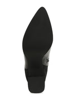 Load image into Gallery viewer, Mimosa Mesh Detail Pointy Ankle Boots