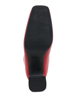Load image into Gallery viewer, Neapolitan Faux Leather Square Toe Ankle Boots