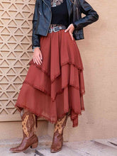 Load image into Gallery viewer, Tasha Tiered Midi Skirt
