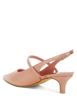 Load image into Gallery viewer, Abloom Kitten Heel Slingback Sandals
