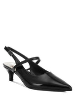 Load image into Gallery viewer, Abloom Kitten Heel Slingback Sandals