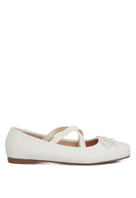 Load image into Gallery viewer, Arimer Criss Cross Strap Ballet Flats