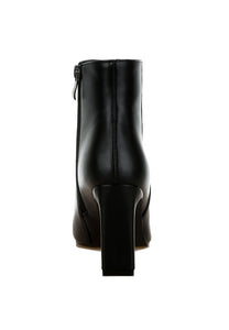 Orca Metallic Cap Toe Faux Leather Boots