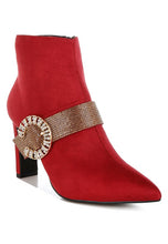Load image into Gallery viewer, Asagao Diamante &amp; Rhinestones Strap Boots