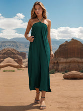 Load image into Gallery viewer, Layered Halter Neck Wide Leg Jumpsuit