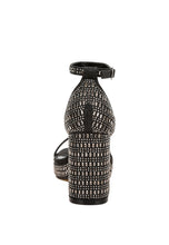 Load image into Gallery viewer, Ronan Rhinestones Embellished Block Sandals