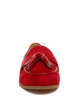 Load image into Gallery viewer, Folklore Micro Suede Tassel Loafers