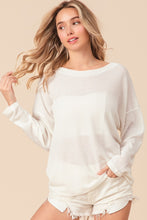 Load image into Gallery viewer, BiBi Waffled Backless Drawstring T-Shirt