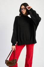 Load image into Gallery viewer, OVER FITTED LONG SLEEVE SWEATER TOP