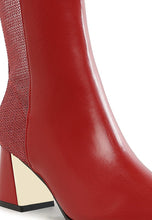 Load image into Gallery viewer, Mimosa Mesh Detail Pointy Ankle Boots