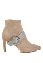 Load image into Gallery viewer, Asagao Diamante &amp; Rhinestones Strap Boots