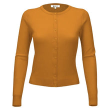 Load image into Gallery viewer, Long Sleeve Spandex Sweater Cardigan