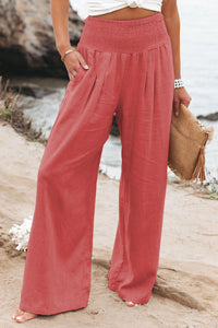Cotton Linen Loose Trousers