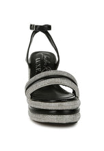 Load image into Gallery viewer, My Bliss Rhinestone Studded Wedge Sandals
