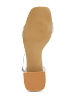 Load image into Gallery viewer, Nocturnal Rhinestone Embellished Shimmer Sandals