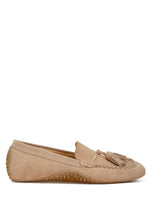 Load image into Gallery viewer, Kipstar Suede Round Toe Tassel Loafers