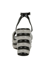 Load image into Gallery viewer, My Bliss Rhinestone Studded Wedge Sandals