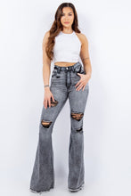 Load image into Gallery viewer, Storm Bell Bottom Jean in Grey