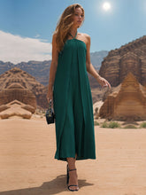 Load image into Gallery viewer, Layered Halter Neck Wide Leg Jumpsuit