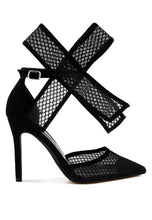 Load image into Gallery viewer, Regenta Big Bow Detail Stiletto Sandals