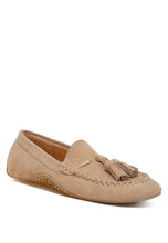 Load image into Gallery viewer, Kipstar Suede Round Toe Tassel Loafers