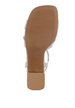 Load image into Gallery viewer, Edessa Metallic Ankle Strap Sandals