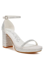 Load image into Gallery viewer, Ronan Rhinestones Embellished Block Sandals