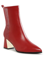 Load image into Gallery viewer, Mimosa Mesh Detail Pointy Ankle Boots