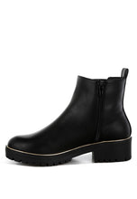 Load image into Gallery viewer, Antorin Chunky Buckle Detail Ankle Boots