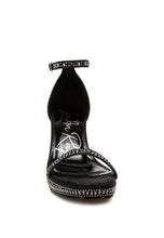 Load image into Gallery viewer, Ronan Rhinestones Embellished Block Sandals