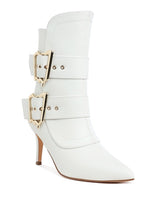 Load image into Gallery viewer, Ebera Chunky Buckle Strap Ankle Boots