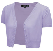 Load image into Gallery viewer, Cropped Bolero Button Down plus Cardigan Sweater