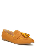 Load image into Gallery viewer, Folklore Micro Suede Tassel Loafers