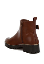 Load image into Gallery viewer, Antorin Chunky Buckle Detail Ankle Boots