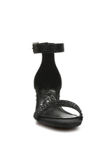 Load image into Gallery viewer, Twerky Rhinestones Embellished Block Sandals