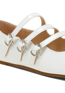 Macarina Triple Strap Mary Jane Sandals