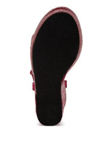 Load image into Gallery viewer, My Bliss Rhinestone Studded Wedge Sandals