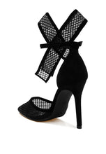 Load image into Gallery viewer, Regenta Big Bow Detail Stiletto Sandals